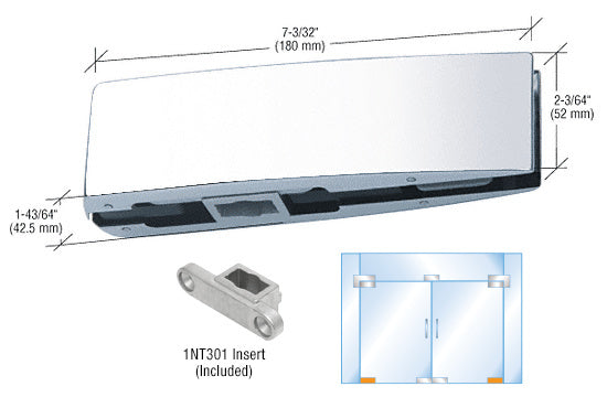 CRL Curved Bottom Door Patch with 1NT301 Insert