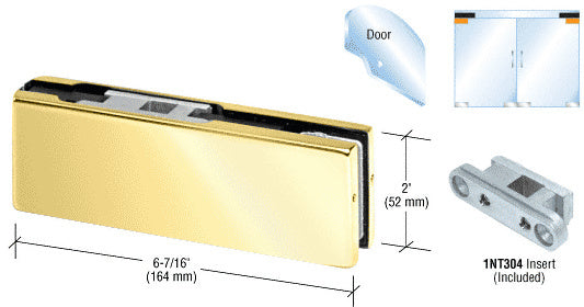 CRL Top Door Patch Fitting with 1NT304 Insert