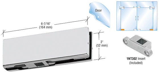 CRL Bottom Door Patch with 1NT302 Insert