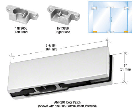 CRL RH North American Bottom Door Patch Fitting