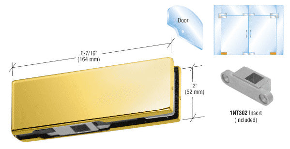 CRL Bottom Door Patch With 1NT302 Insert