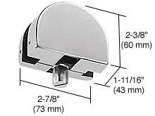 CRL PTH Series Top Transom Pivot Patch Fitting