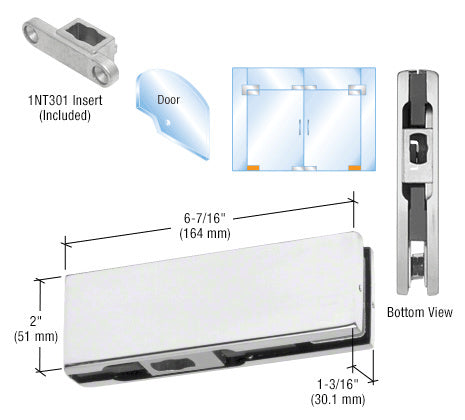 CRL Bottom Door Patch with 1NT301 Insert