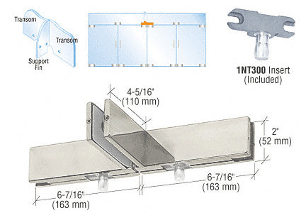 CRL Double Transom Patch With Fin and Two 1NT300