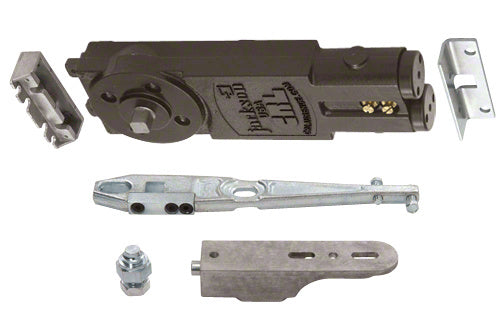 CRL Jackson® Regular Duty Spring 105º No Hold Open Overhead Concealed Closer with "GE" Side-Load Hardware Package