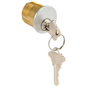 CRL Single Mortise 1-1/4" Long Cylinder with Schlage® 'C' Keyway and Keyed Alike