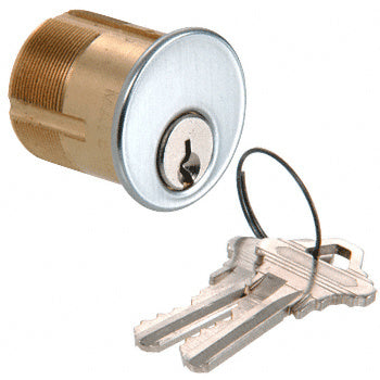 CRL Single Mortise 1-1/4" Long Cylinder with Schlage® 'C' Keyway and Keyed Alike