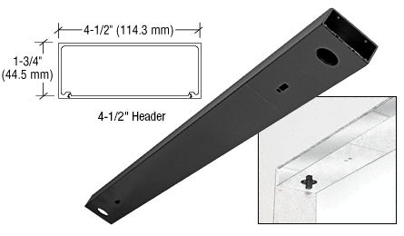 CRL 4-1/2" x 72" Double Door Header