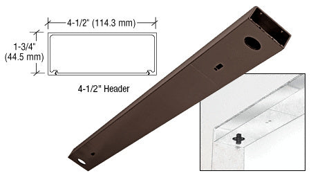 CRL  4-1/2" x 82.5" Double Door Header