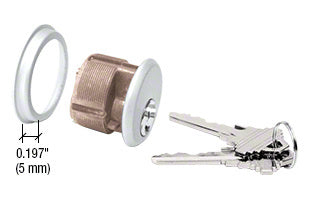 CRL Single Mortise Cylinder with Schlage® 'C' Keyway and Keyed Alike