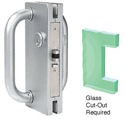 CRL 4" x 10" LH/RHR Center Lock with Deadlatch