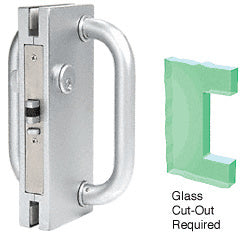 CRL 4" x 10" RH/LHR Center Lock with Deadlatch