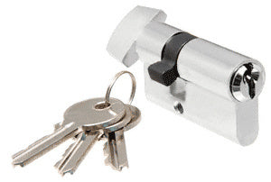 CRL Keyed Cylinder Lock with Thumbturn