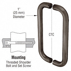 CRL Straight Back-to-Back Pull Handles