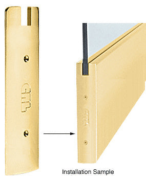 CRL 10" Square End Cap for Sidelite Rail