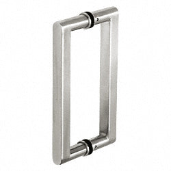 CRL Glass Mounted Square Back-to-Back Pull Handle