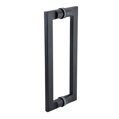 CRL 12" Glass Mounted Tapered Back-to-Back Pull Handle