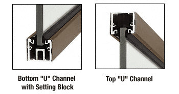 CRL Custom Length U-Channel with Roll-In Top Load Gasket