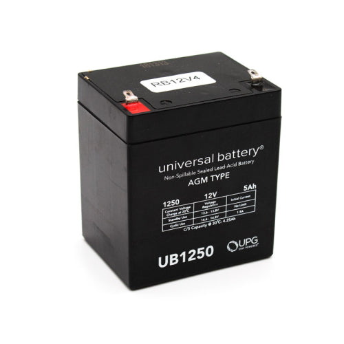 SDC® Battery Back Up 12V/5 Amp Hour Battery