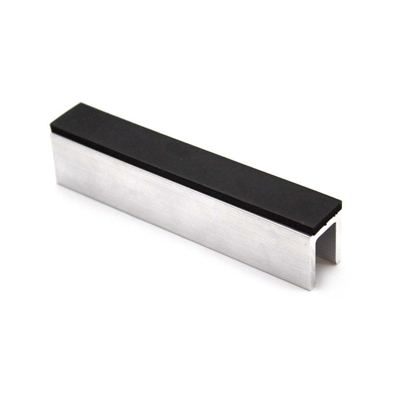 Aluminum/Neoprene Setting Block For Commercial Sidelite Rails And Narrow Width Deep Channels