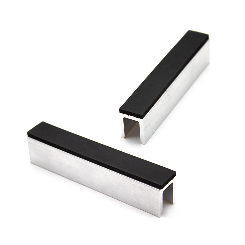 Aluminum/Neoprene Setting Block For Commercial Sidelite Rails And Narrow Width Deep Channels